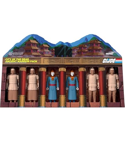 Amazon.com: Super7 G.I. Joe City of The Dead Ancient Warrior Pack